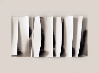 Abstract White Folds