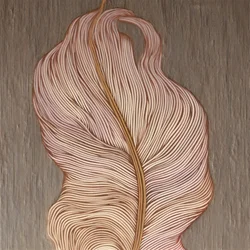 Flowing Feather Lines