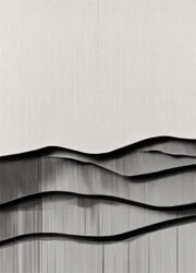 Minimalist Wavy Landscape