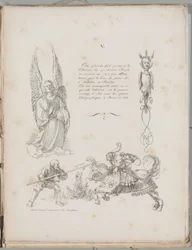 Art of the Lithograph: Three Designs from Dürer’s Prayer Book, Plate V