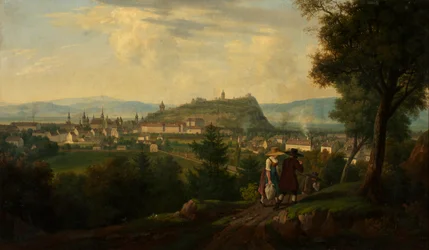 Graz with Schlossberg