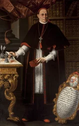 Portrait of Cardinal Gaspar de Molina y Oviedo by Alonso Miguel de Tovar