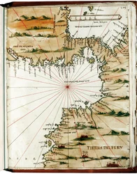 Map of Central America and Peru