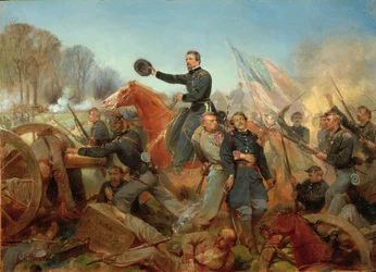 Battle of the Wilderness, Attack at Spotsylvania Court House, Virginia, 1865