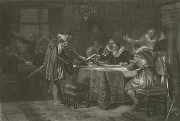 Henry Hudson Receiving His Commission from the Dutch East India Company