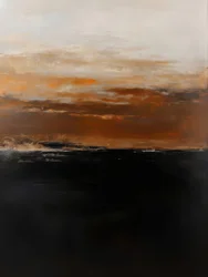 Dramatic Orange Horizon