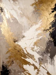 Dynamic Gold Abstract