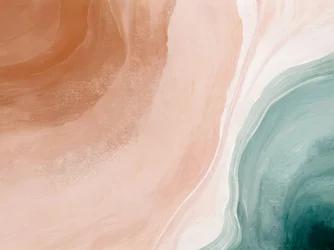 Earthy Teal Swirls