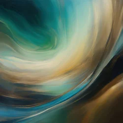 Fluid Earth Swirl