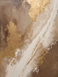 Golden Abstract Flow