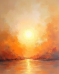 Radiant Sunset Reflections