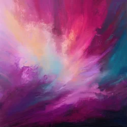 Vibrant Ethereal Swirl