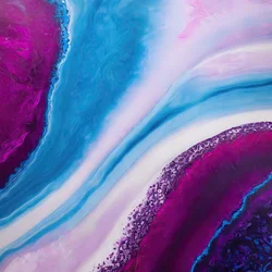 Vibrant Fluid Agate