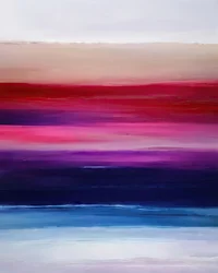 Vibrant Horizon Abstract