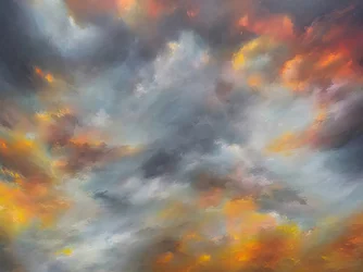 Vibrant Sunset Clouds