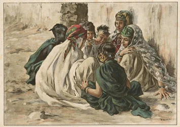 Games of Little Girls in Laghouat, 1899