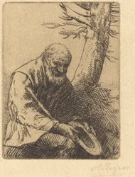 Beggar with Hat in Hand
