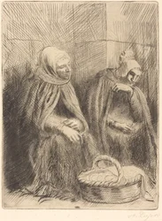 Egg-Sellers, 1st Plate Les Marchandes d