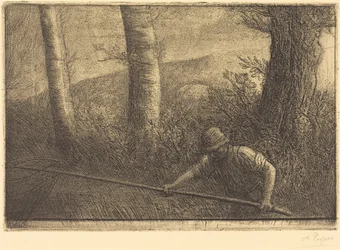 Fisherman with a Hoop-net