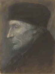 Head of a Man with a Skullcap