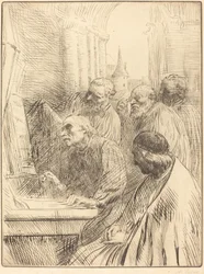 Monks at Church