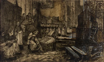 Procession in a Spanish Church