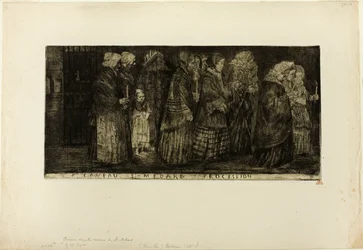 Procession in the Crypt of St. Medard