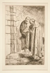 St. Peter and St. Paul at Mr. Richard, from Histoire du Bonhomme Misere