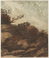 Sunset Over the Hill