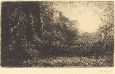 View of a Chateau (Chateau de Poillet)