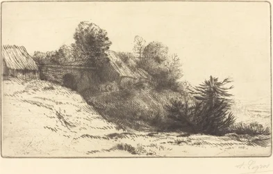 View of a Farm, 2nd Plate La Ferme du Bienheureux