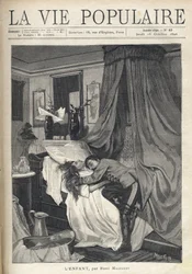 A Desperate Soldier Hugging a Woman