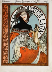 In the Latin Quarter, 1898