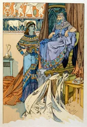 Illustration by Alphonse Mucha from 