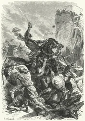 Count Odo Defending Paris Against the Normans, 886
