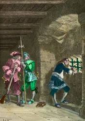 The Man in the Iron Mask in prison
