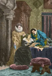 Marie de Medici Under the Influence of Concino Concini and Leonora Dori
