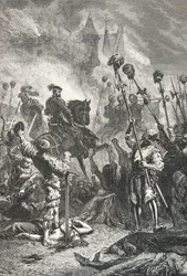 Massacre of the Waldensians in the Luberon in 1545 by Antoine Escalin des Aimars