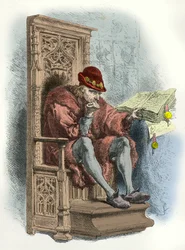 Portrait of King Louis XI
