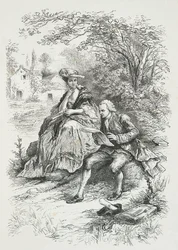 Rousseau in Company of Madame Louise d