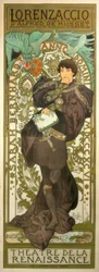 Sarah Bernhardt as Lorenzaccio