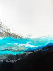 Deep Ocean Abstract Waves