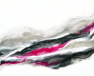 Dynamic Pink Silver Fluid