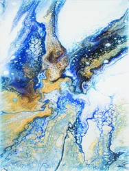 Golden Blue Flow