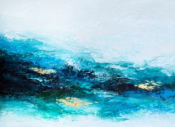 Golden Ocean Waves