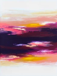 Vibrant Sunset Abstract