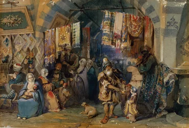 The Bazaar, Constantinople