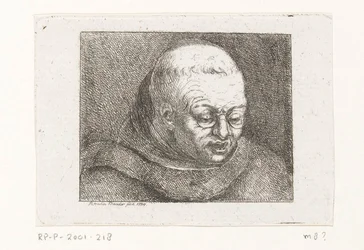 Bust of a Monk with Glasses