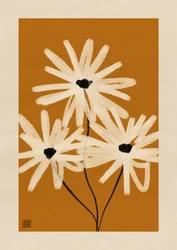 Earthy Daisy Blooms