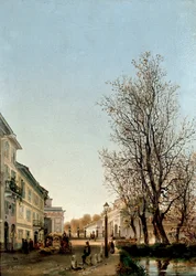 View of Porta Venezia Area, Milan (c.1850)